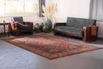 Antique Baharloo Qashqai Persian Rug 6 SQM - Image 4