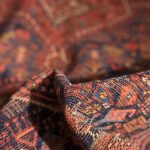 Antique Baharloo Qashqai Persian Rug 6 SQM - Image 8