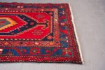 Vintage Farahan Red and Blue Persian Rug 1.9 SQM - Image 5