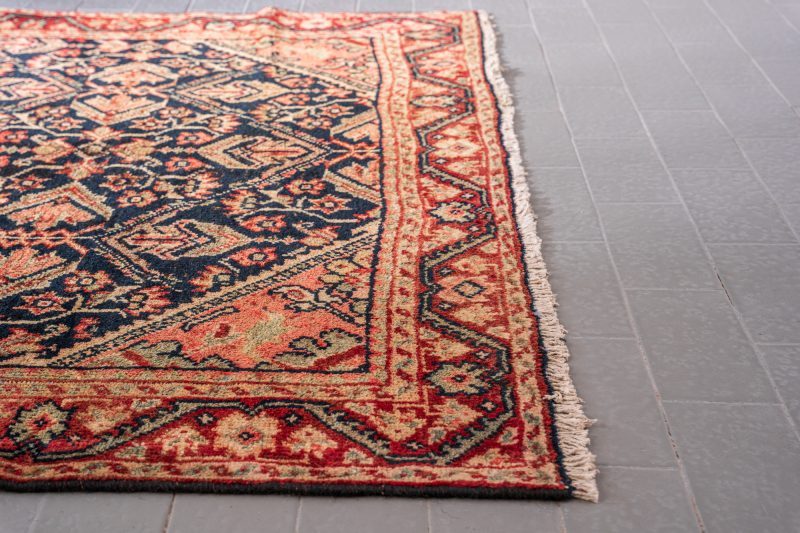 Semi Antique Meshkabad Golfarang Carpet 5