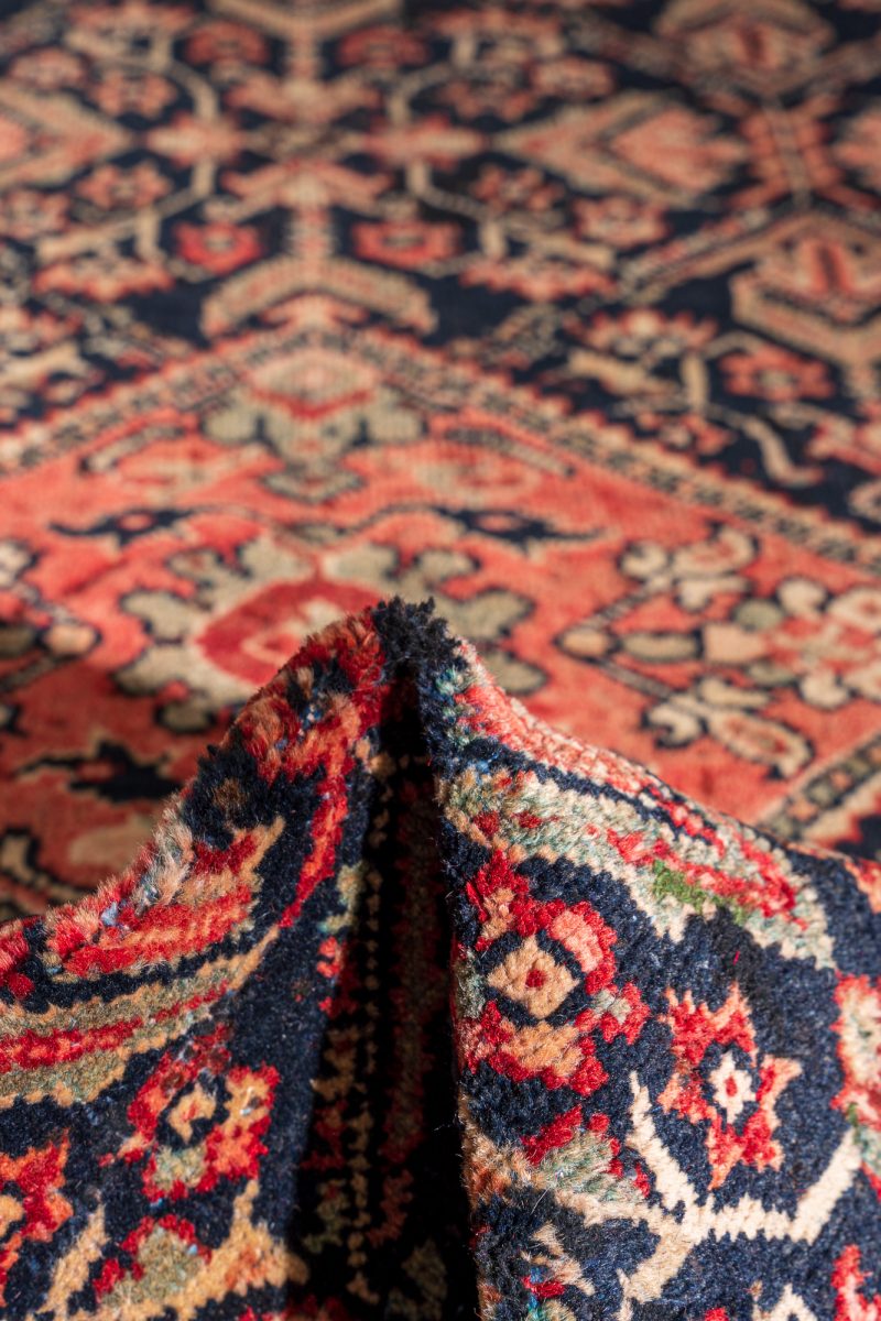 Semi Antique Meshkabad Golfarang Carpet 7
