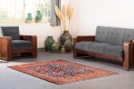 Vintage Lillian Afshan Armenian Persian Rug, Dated 1959 2.54 SQM - Image 4