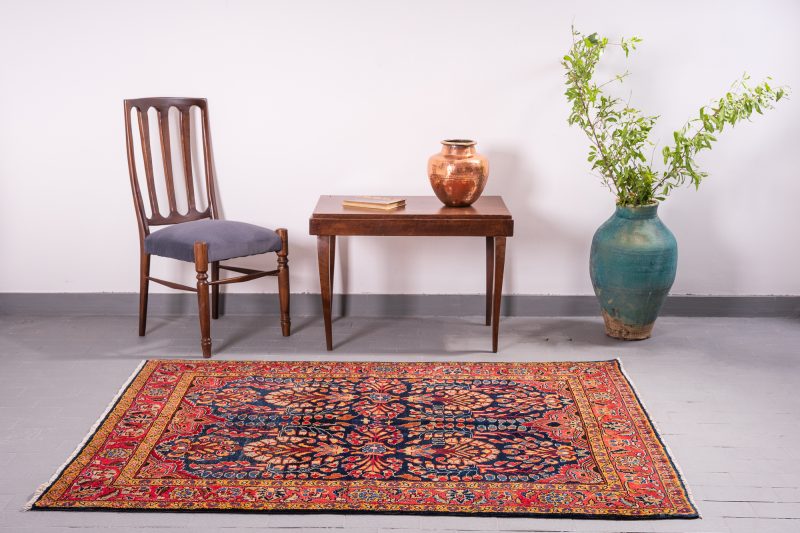 Vintage Lillian Afshan Armenian Persian Rug, Dated 1959 2.54 Sqm - Image 6