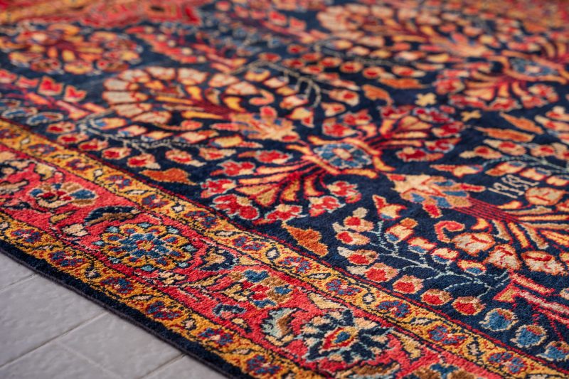 Vintage Lillian Afshan Armenian Persian Rug, Dated 1959 2.54 Sqm - Image 8