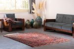 Vintage Lylian Afshan Armenian carpet 3