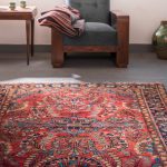 Vintage Lylian Afshan Armenian carpet 4