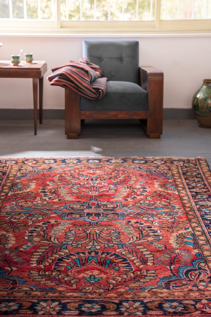 Vintage Lylian Afshan Armenian Carpet 4