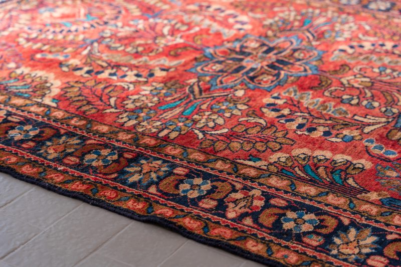 Vintage Lylian Afshan Armenian Carpet 6