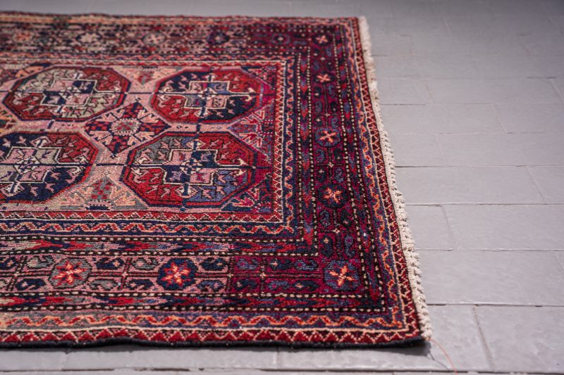 Vintage Baluch Abrash Persian Rug 2.1 Sqm - Image 5