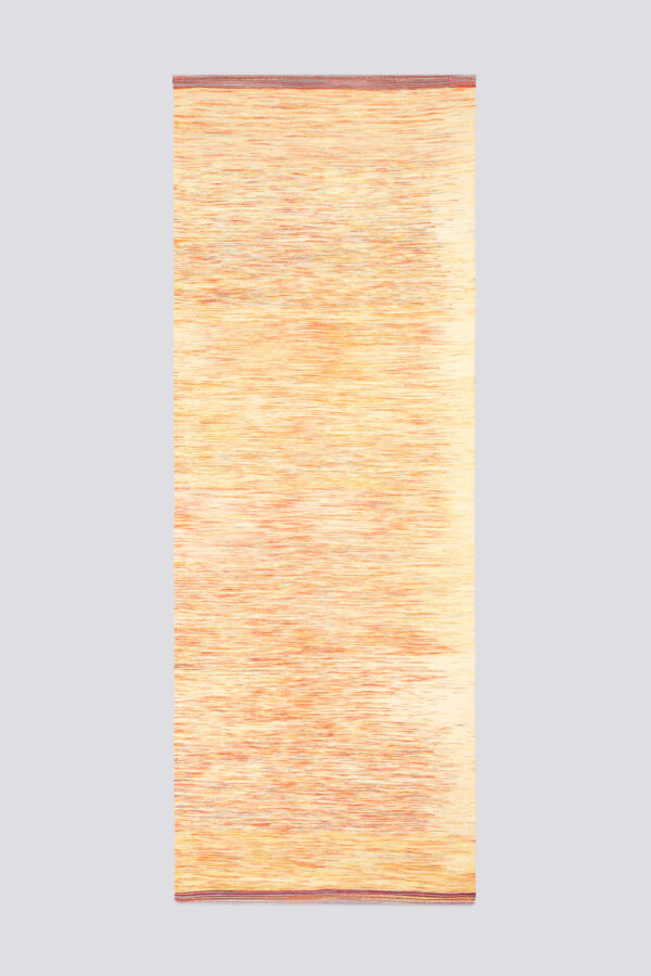 New Weave Mazandaran Minimalist Sunrise Fine Kilim Runner 2.2SQM