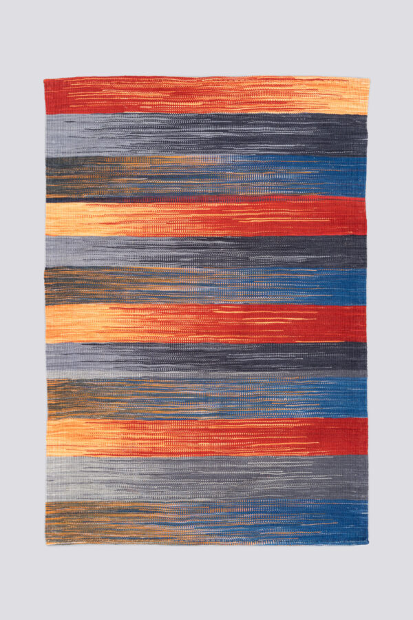 New Weave Mazandaran Minimalist Stripes Fine Kilim 0.8SQM