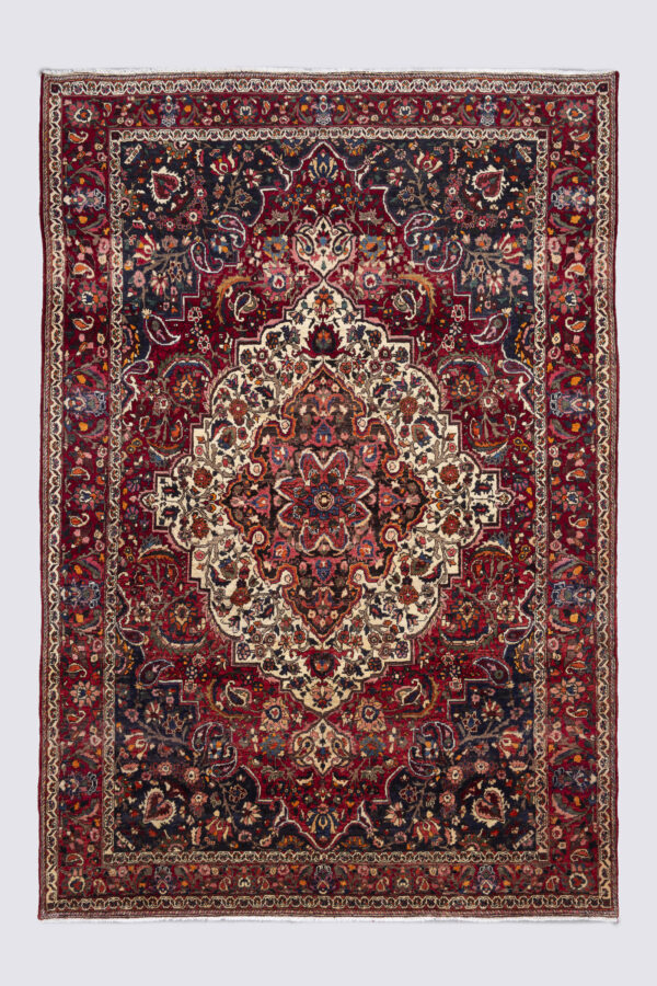 Antique Fine Bakhtiari Lachak Toranj Carpet 6.3SQM
