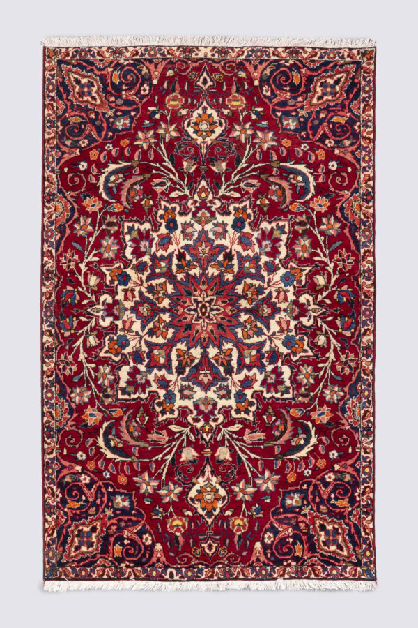 Vintage Bakhtiari Fine Lachak Toranj Carpet 1.8SQM
