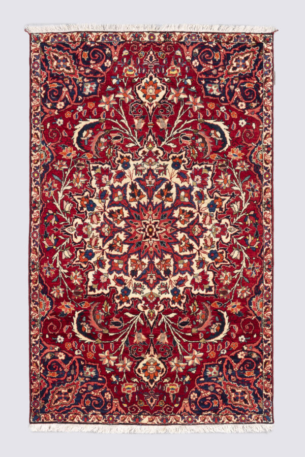 Vintage Bakhtiari Fine Lachak Toranj Carpet 1.7SQM