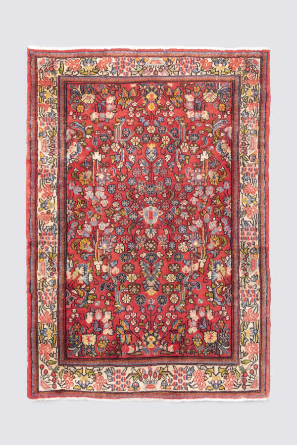 Semi Antique Sarouk Afshan Fine Carpet 1.5SQM