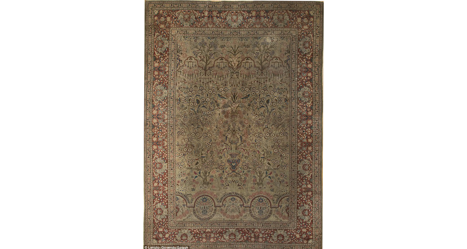 Rugs and Rockers: The Strange Bond Between Persian Rugs and Rock’n’Roll 6 Antique Persian Tabriz carpet from the personal collection of Keith Richards and Patti Hansen. Sourced from their Manhattan home, the rug was auctioned by Stair Galleries on 2017.