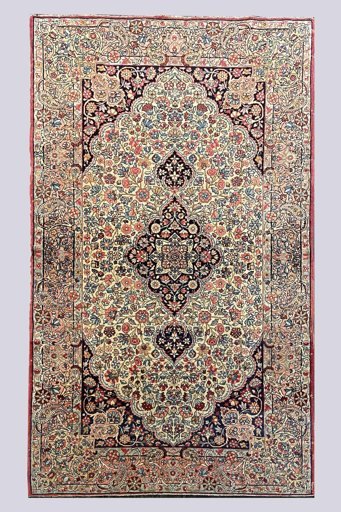 Semi Antique Yazd Carpet