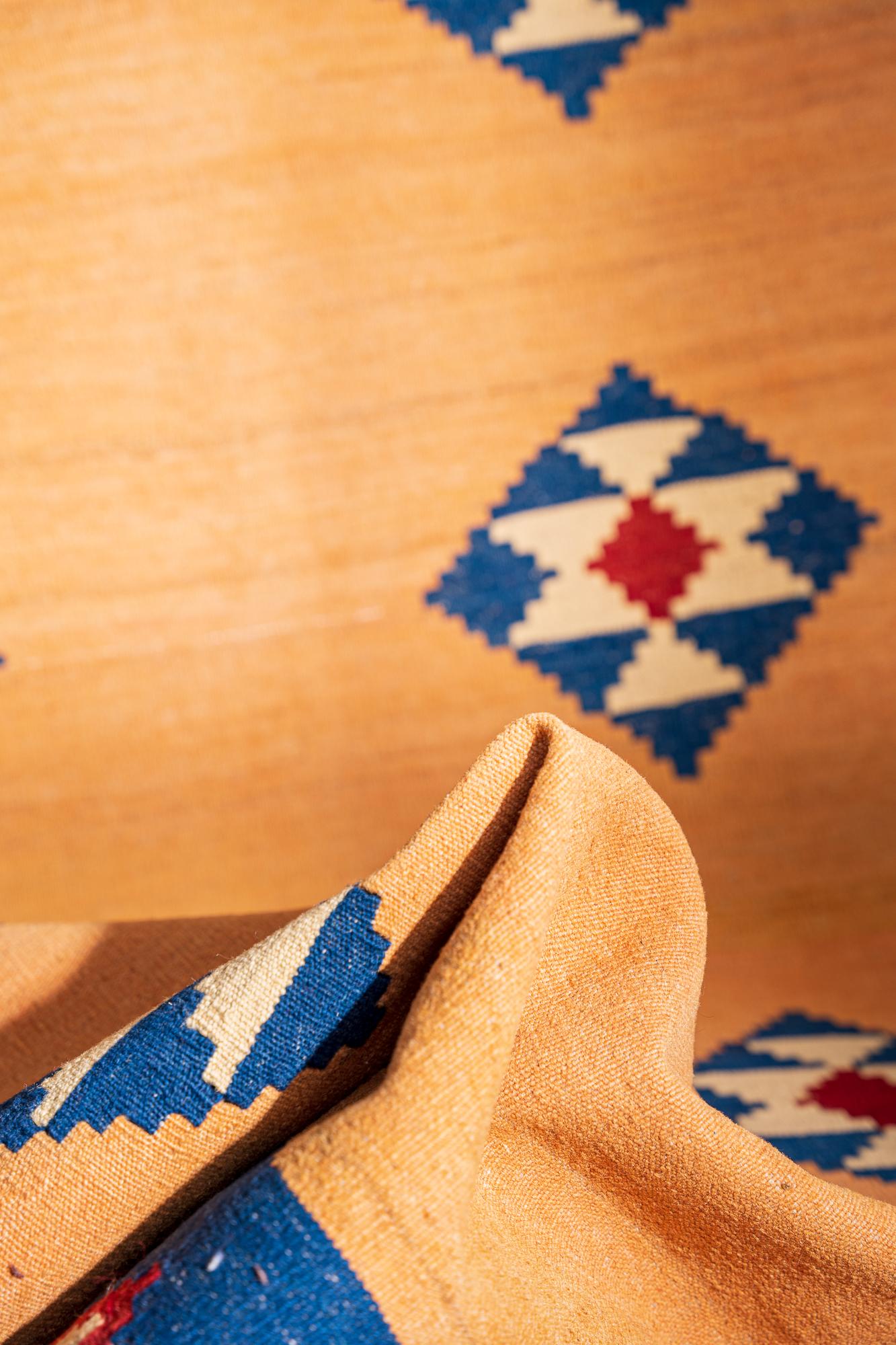 Blue and Cream Kilim 7