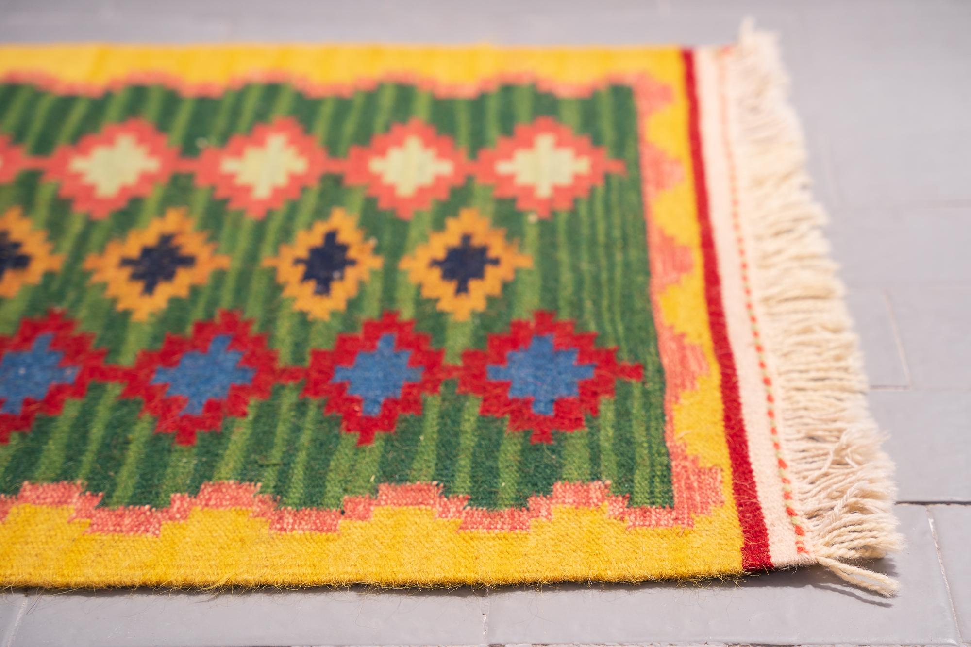 Green Kamu Kilim 4 1