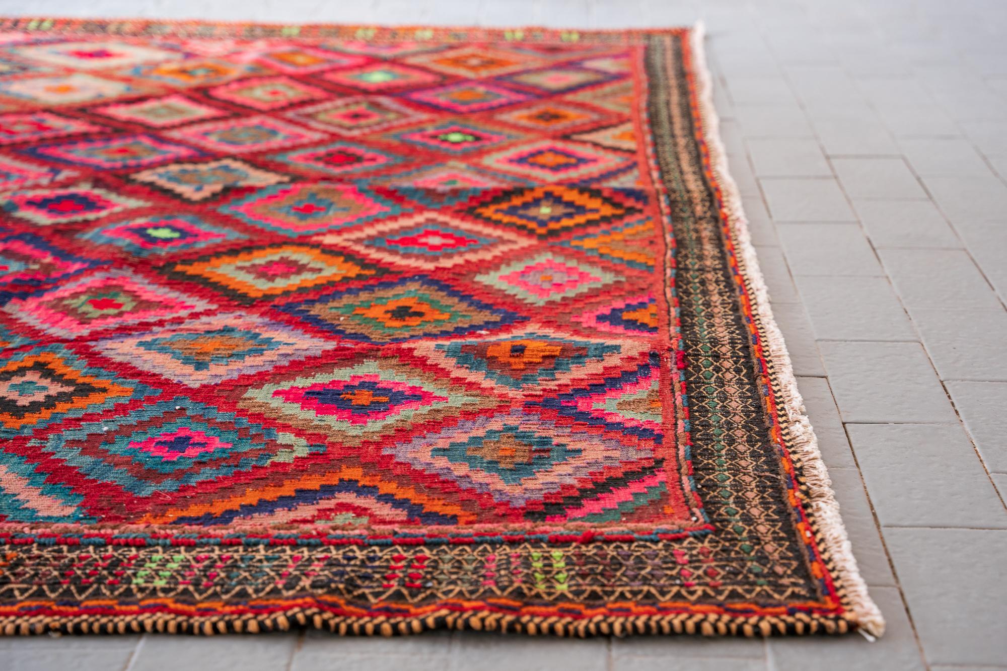 Large Sirjan Improvised Kilim 5