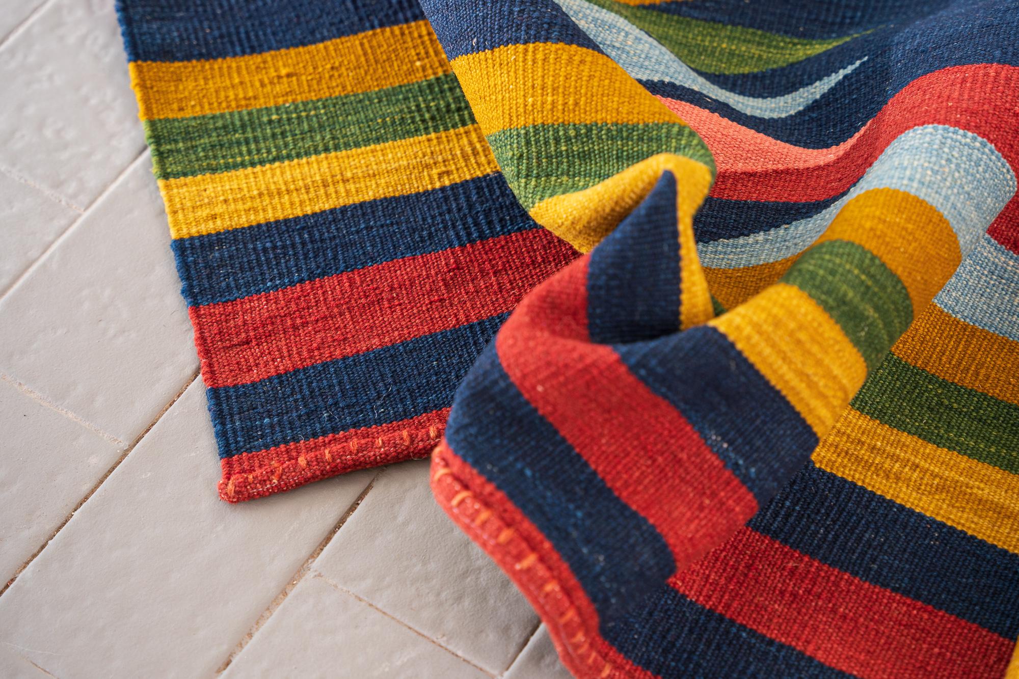 Large Toranj navy Kamu Kilim 7