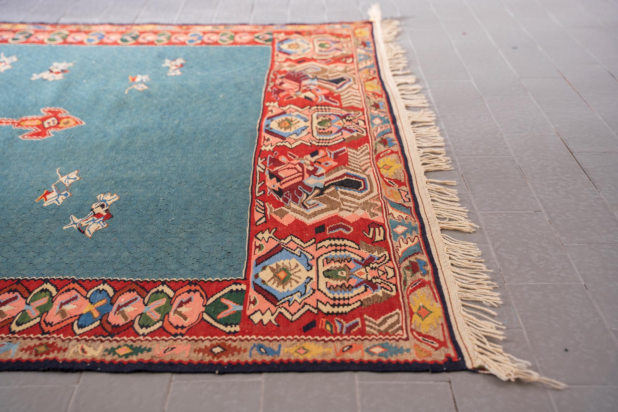 Sanneh Sky blue Kilim 5