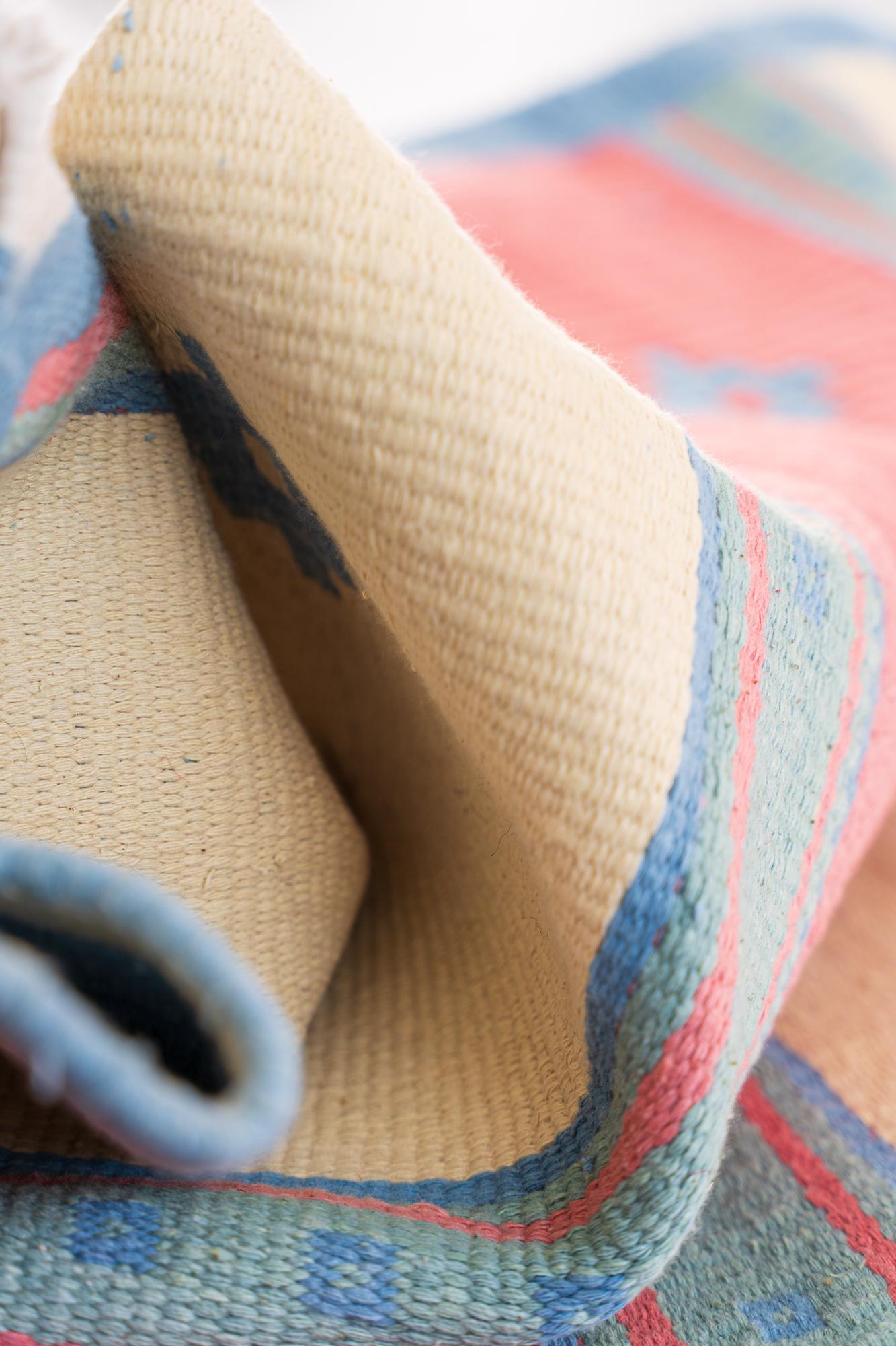 Sunrise Natural Dye Ziloo Cotton Kilim 8