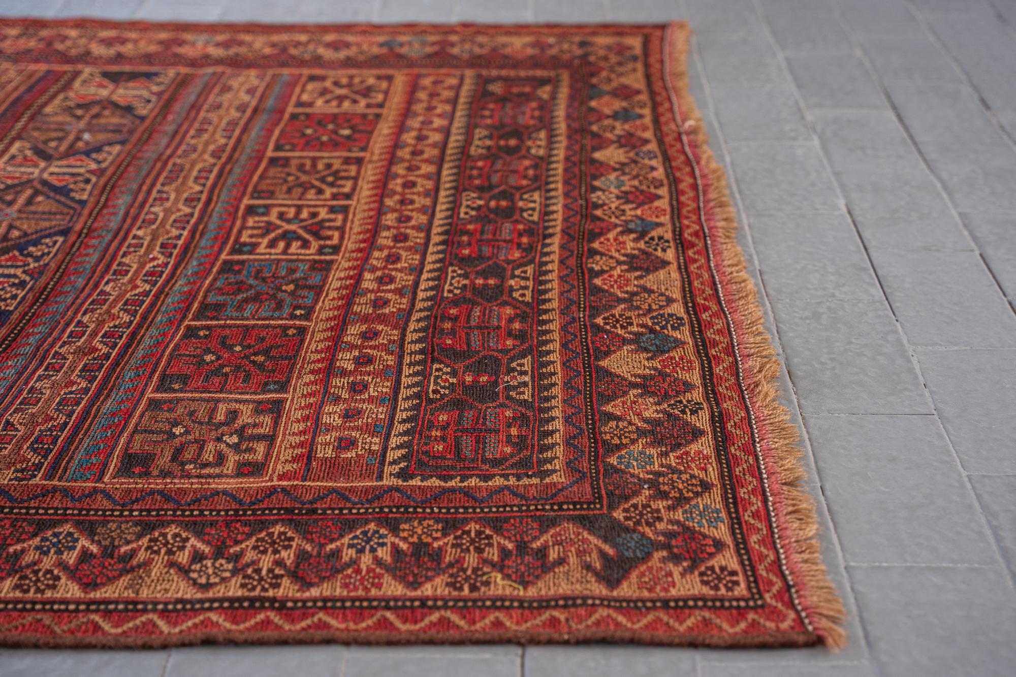 Vintage Afshar Sumac Kilim 5