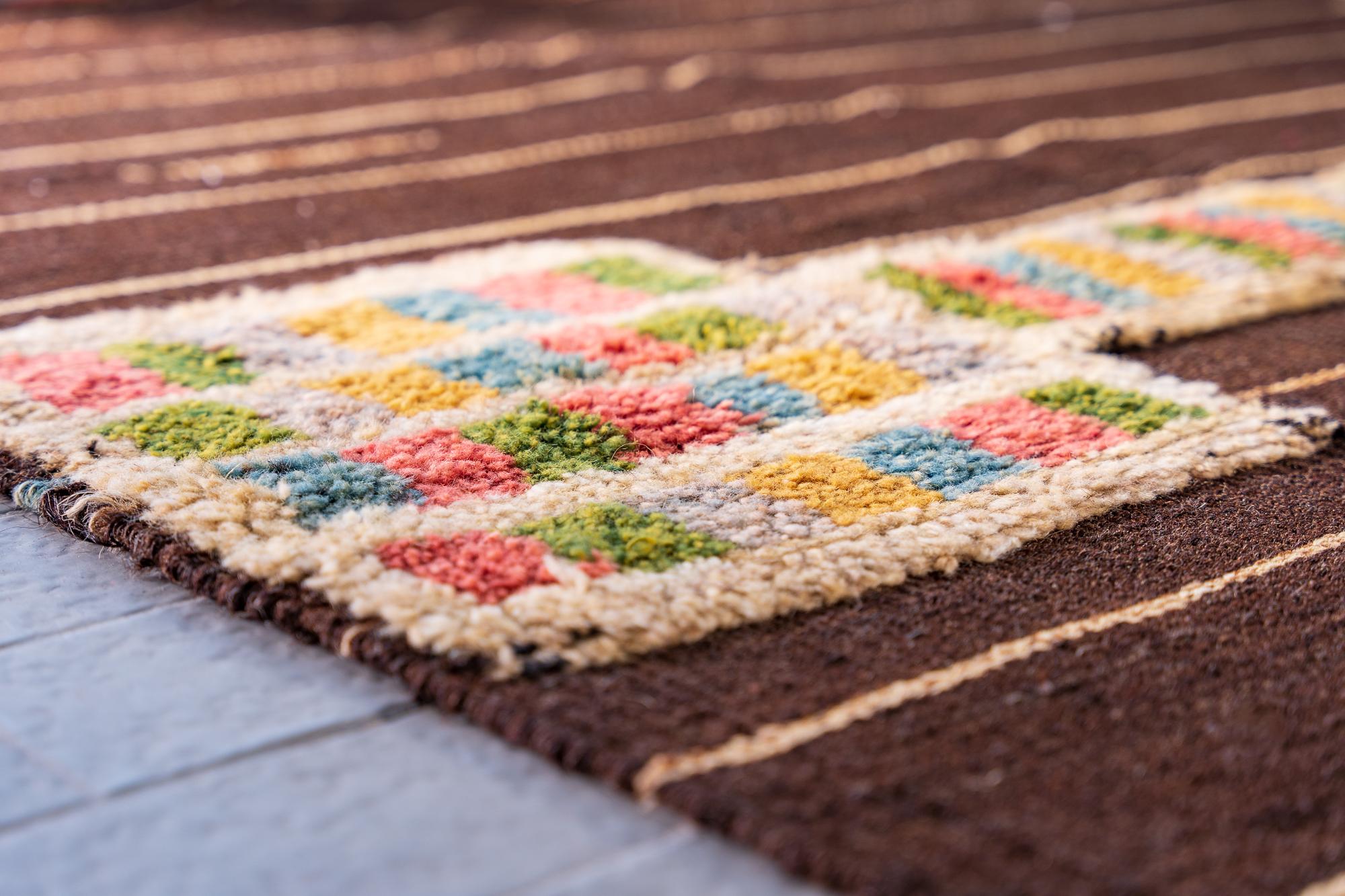 Vintage Bakhtiari Khoor Carpet Kilim 2.8 SQM 4