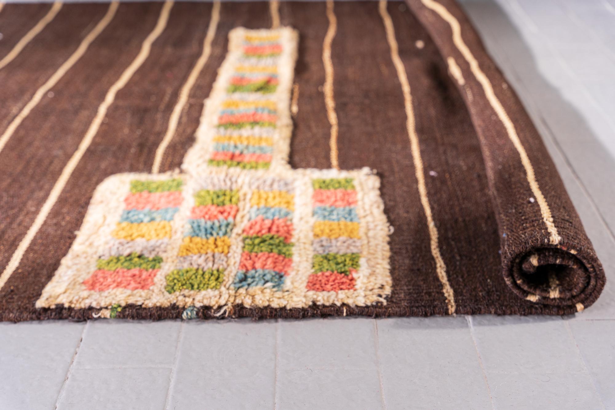 Vintage Bakhtiari Khoor Carpet Kilim 2.8 SQM 5