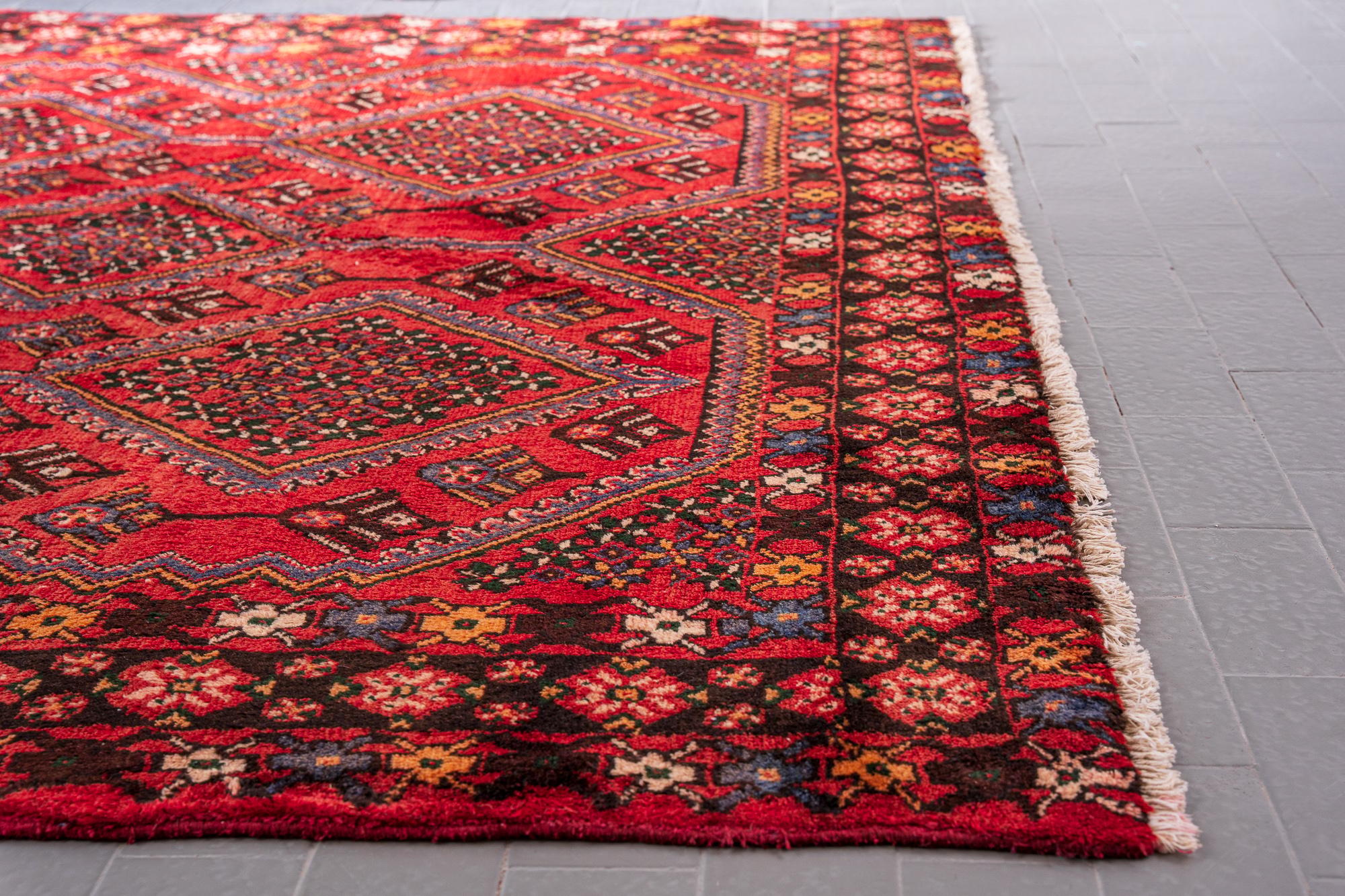 Vintage Dehaj Flower Garden Carpet 5