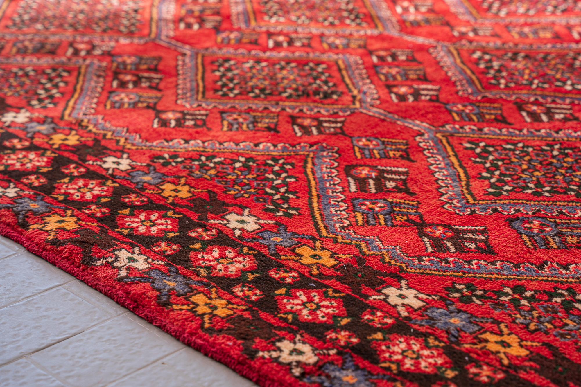 Vintage Dehaj Flower Garden Carpet 6