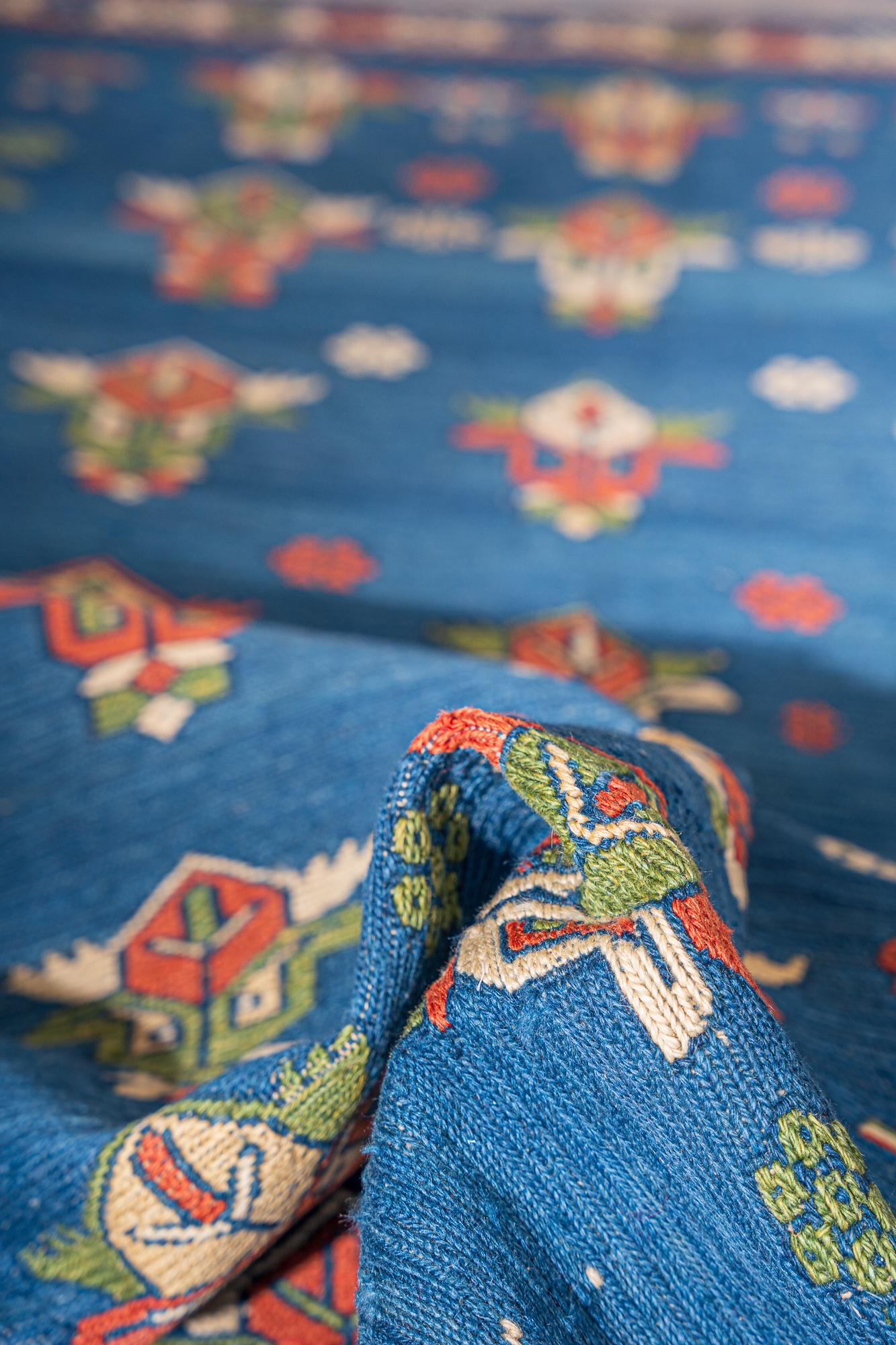 Vintage Kerman Fine Sumac Kilim 7