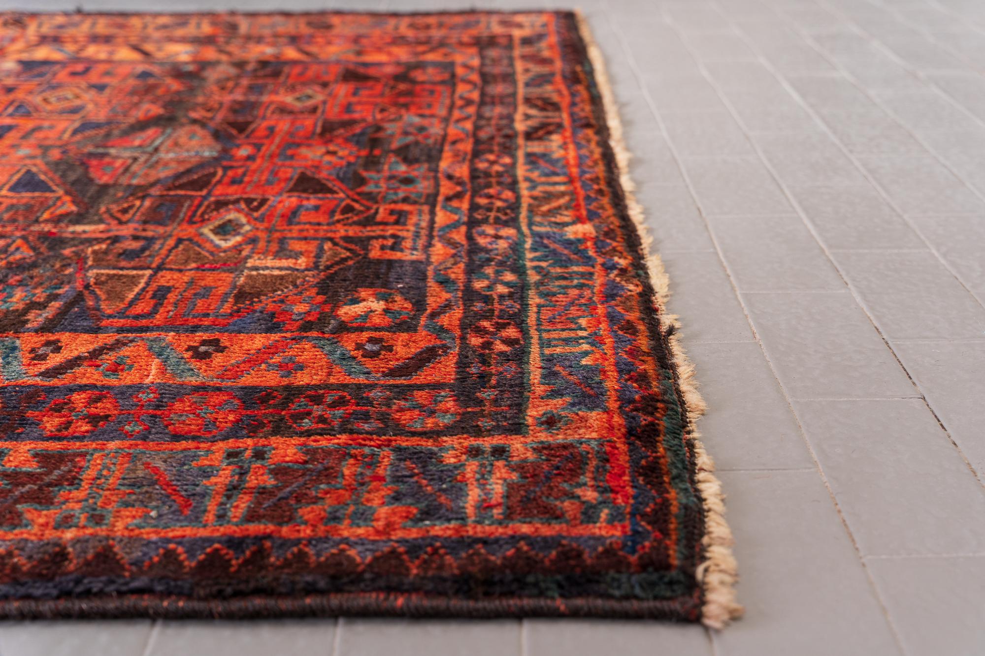 Vintage Lori Borujerd Persian Rug