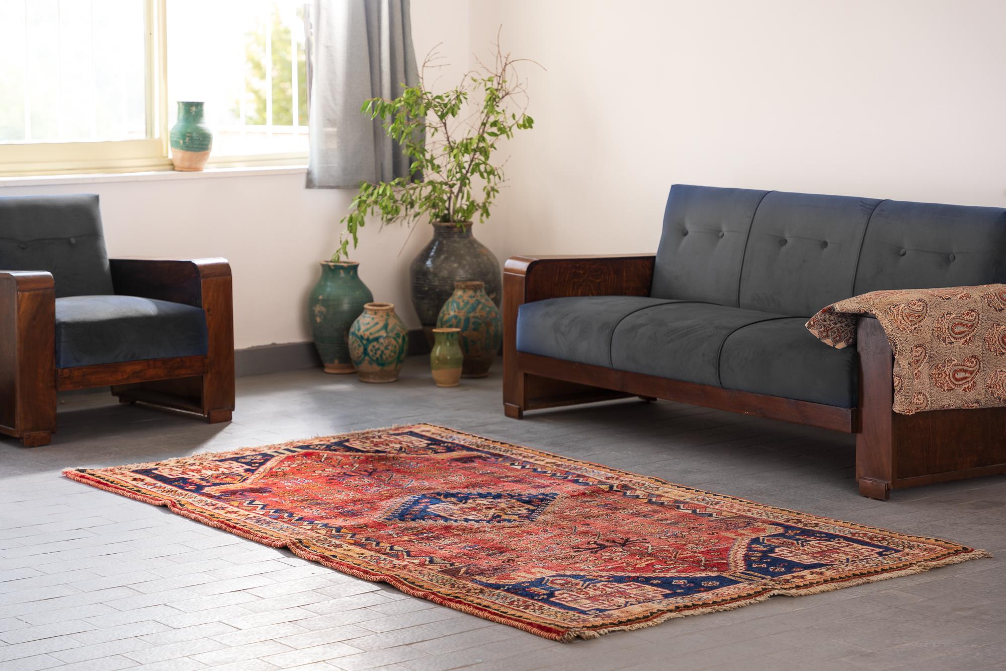 Qashqai Tribal Toranj Persian Rug