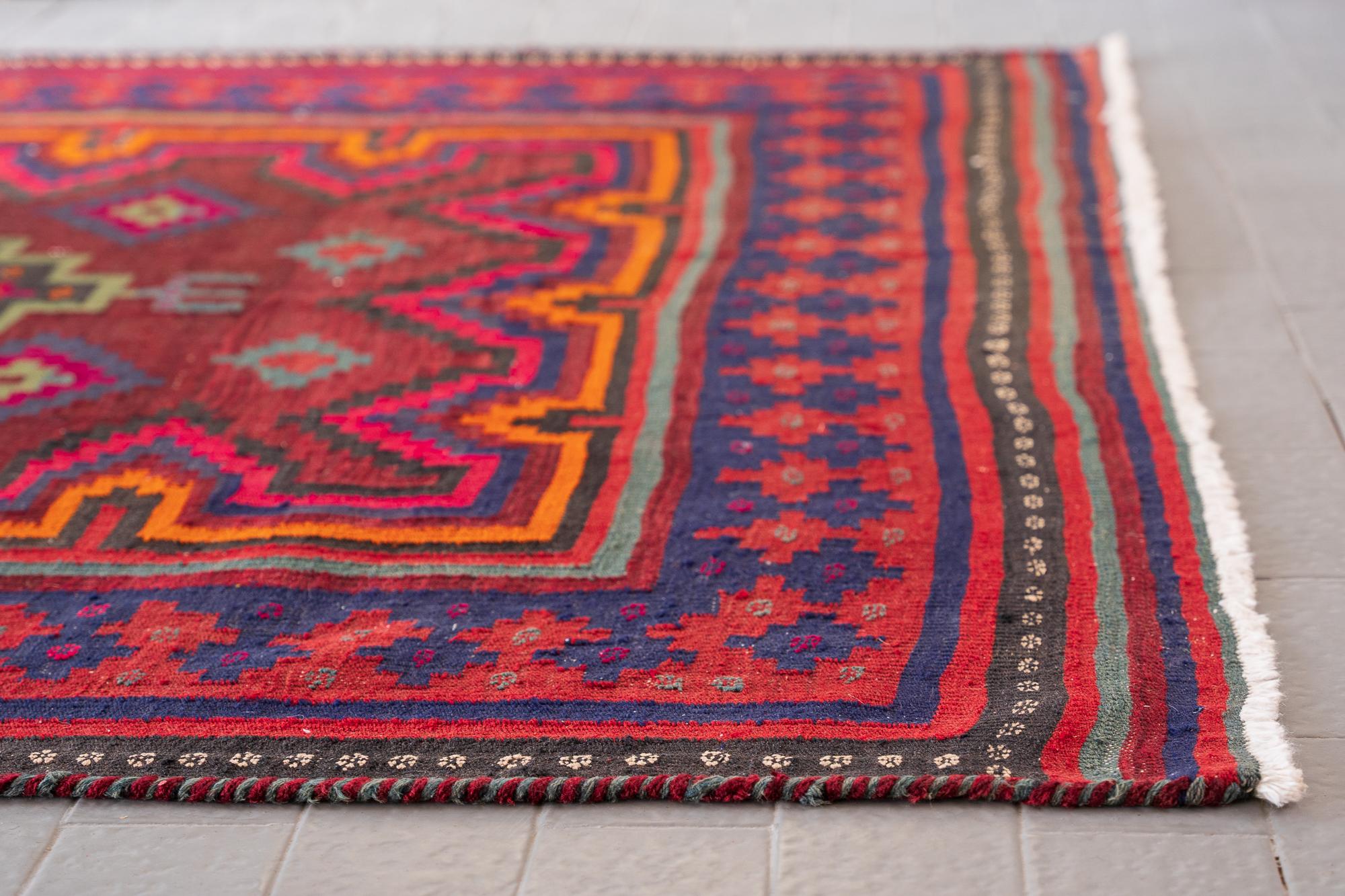 Vintage Sirjan Toranj Kilim 5 1