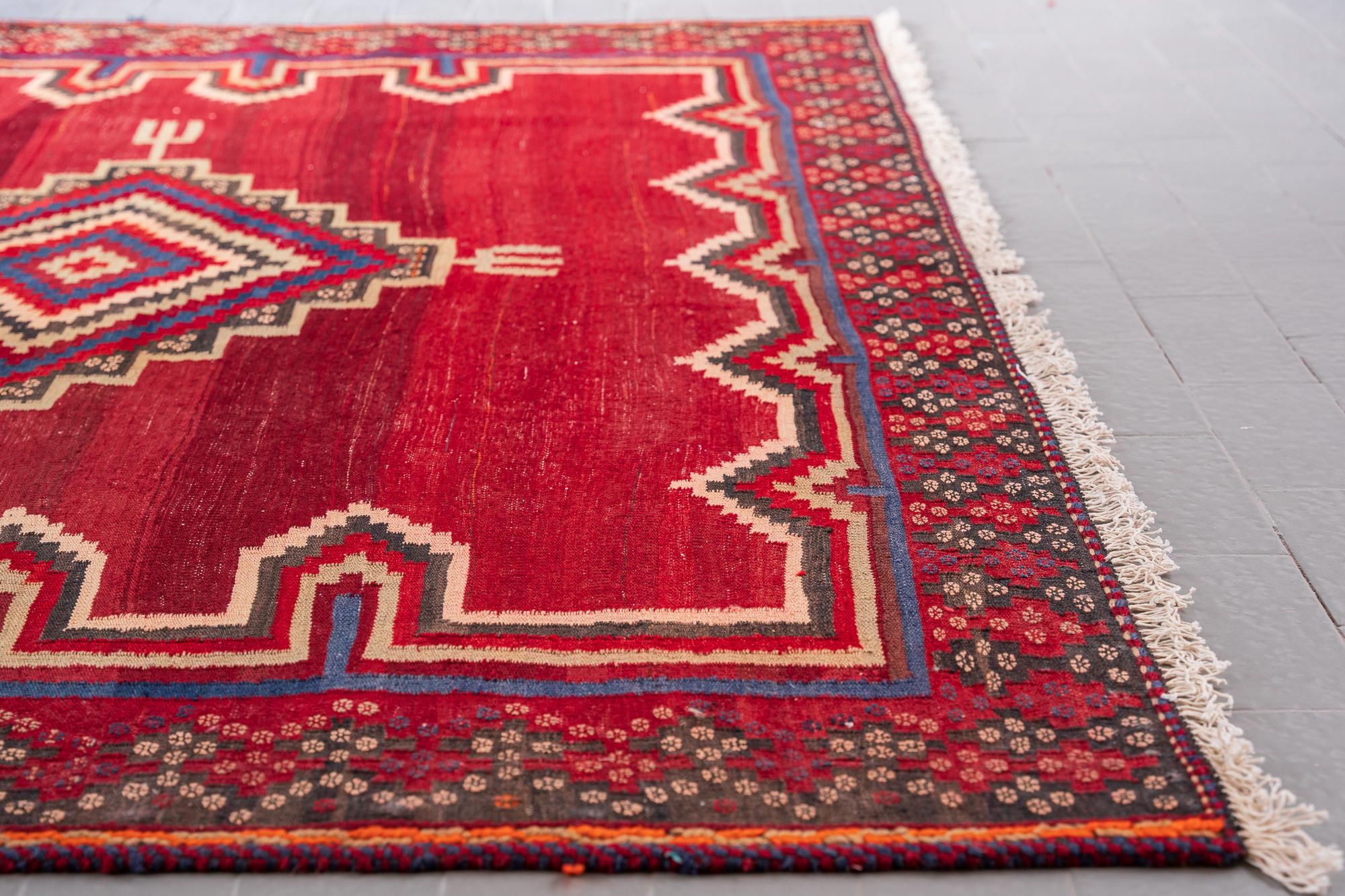 Vintage Sirjan Toranj Kilim 5