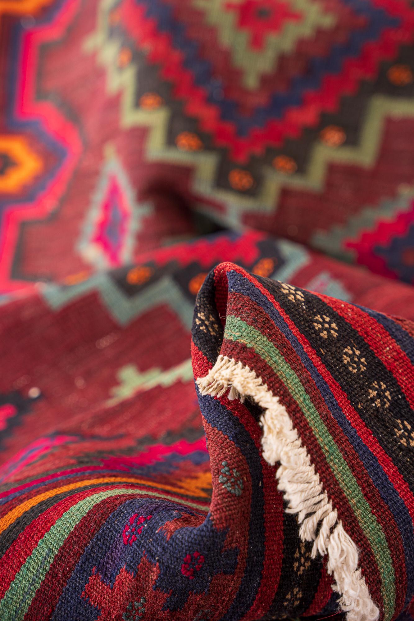Vintage Sirjan Toranj Kilim 7 1