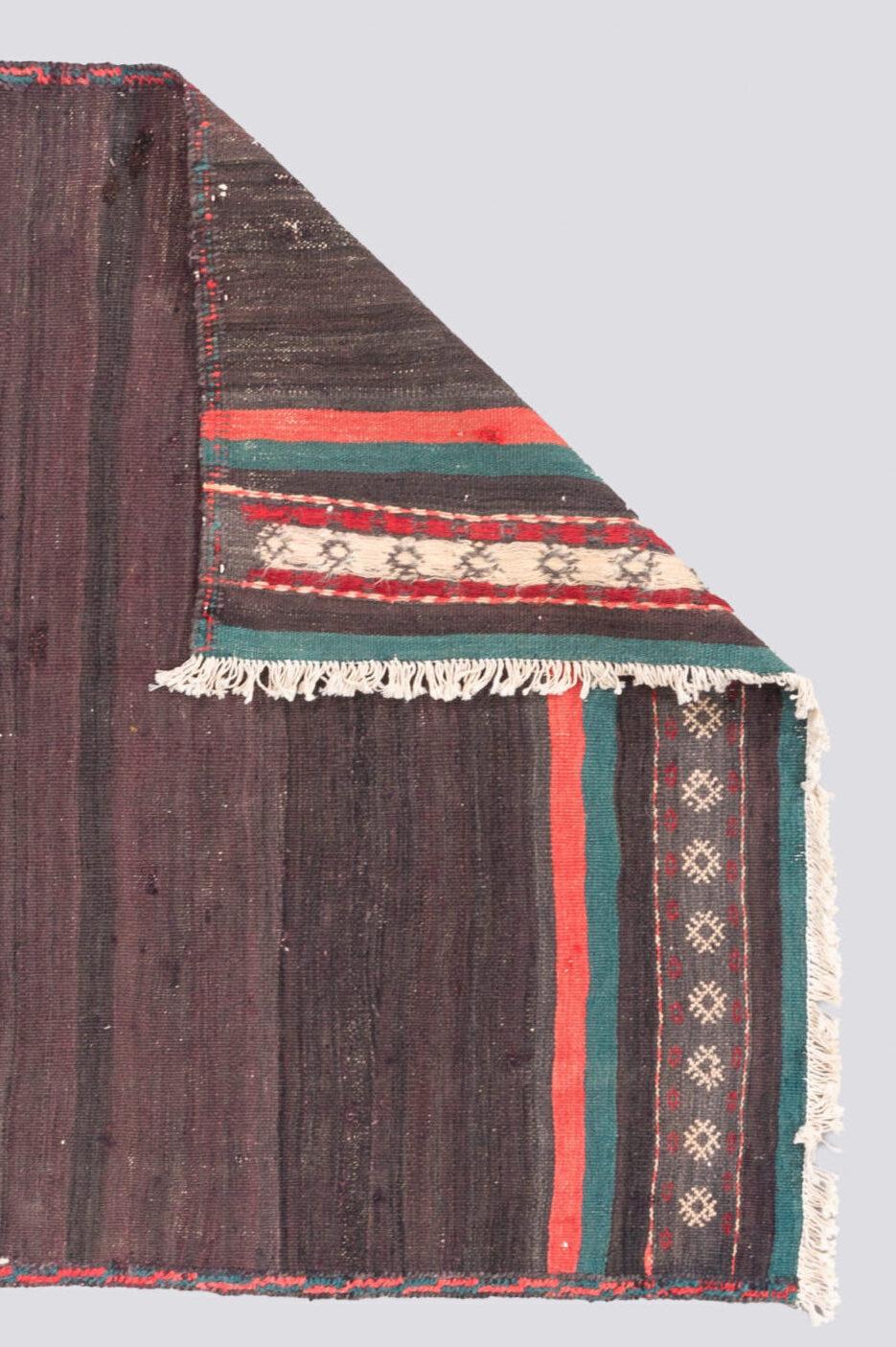Antique Sirjan Afshar Persian Sofreh Rug