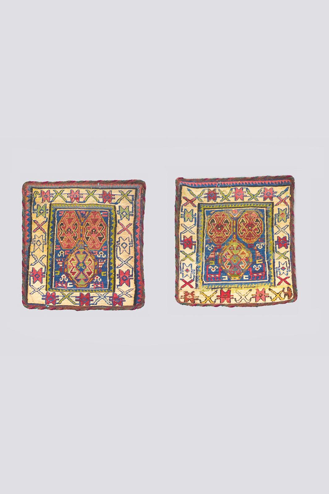 Pair of Afshar Soumak cushions