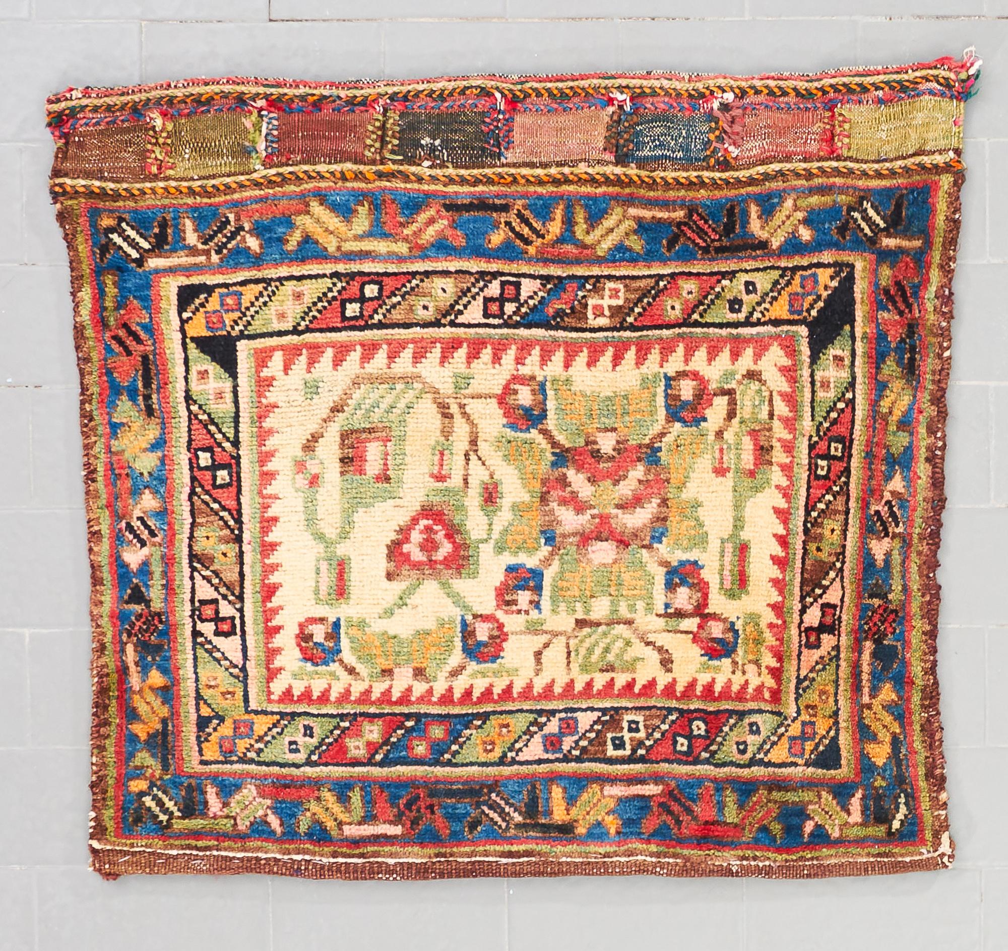 TC009 Pair of antique Golfarang Decorative Carpets light Colors002