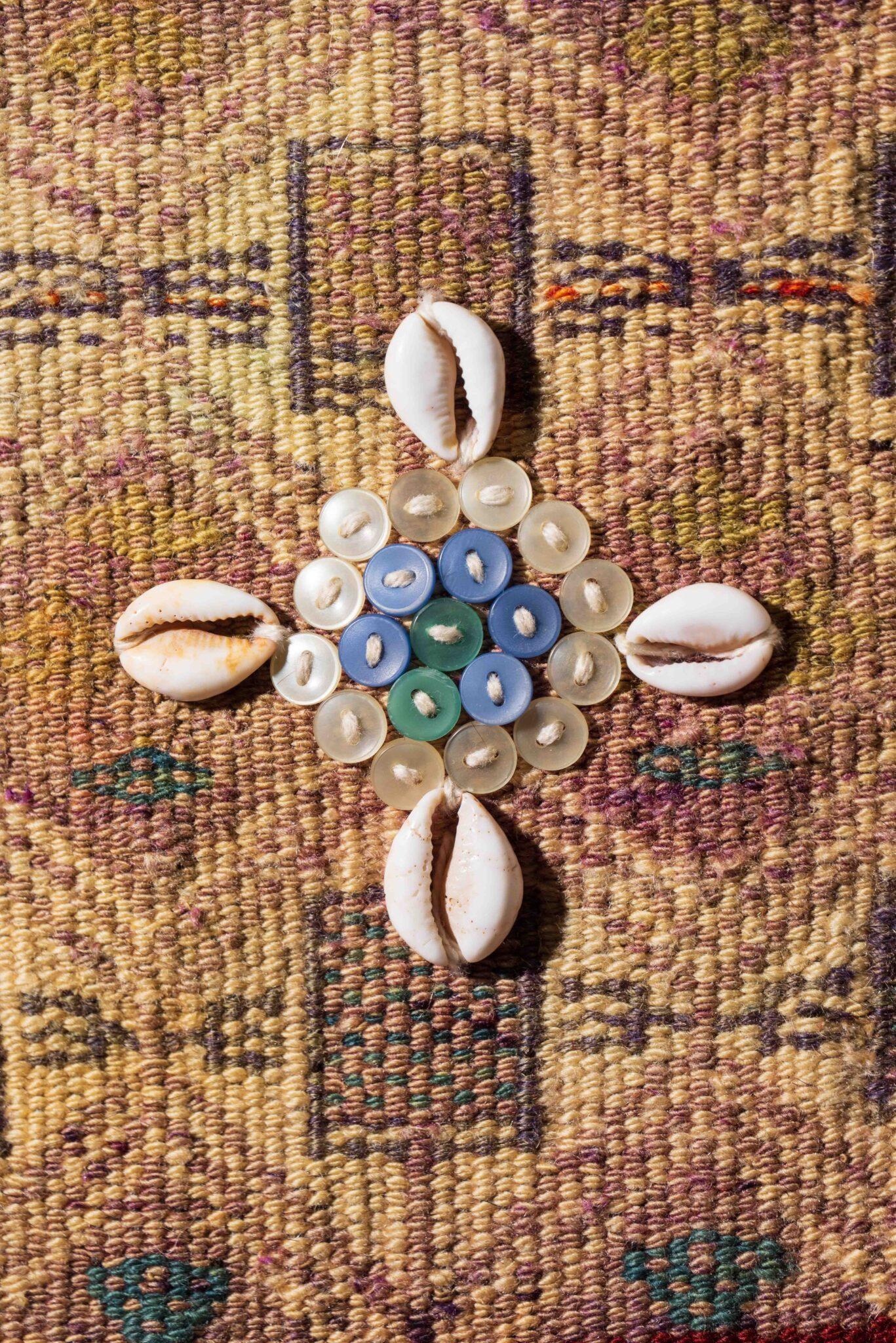 Antique Jazmourian Persian Mirror Bag