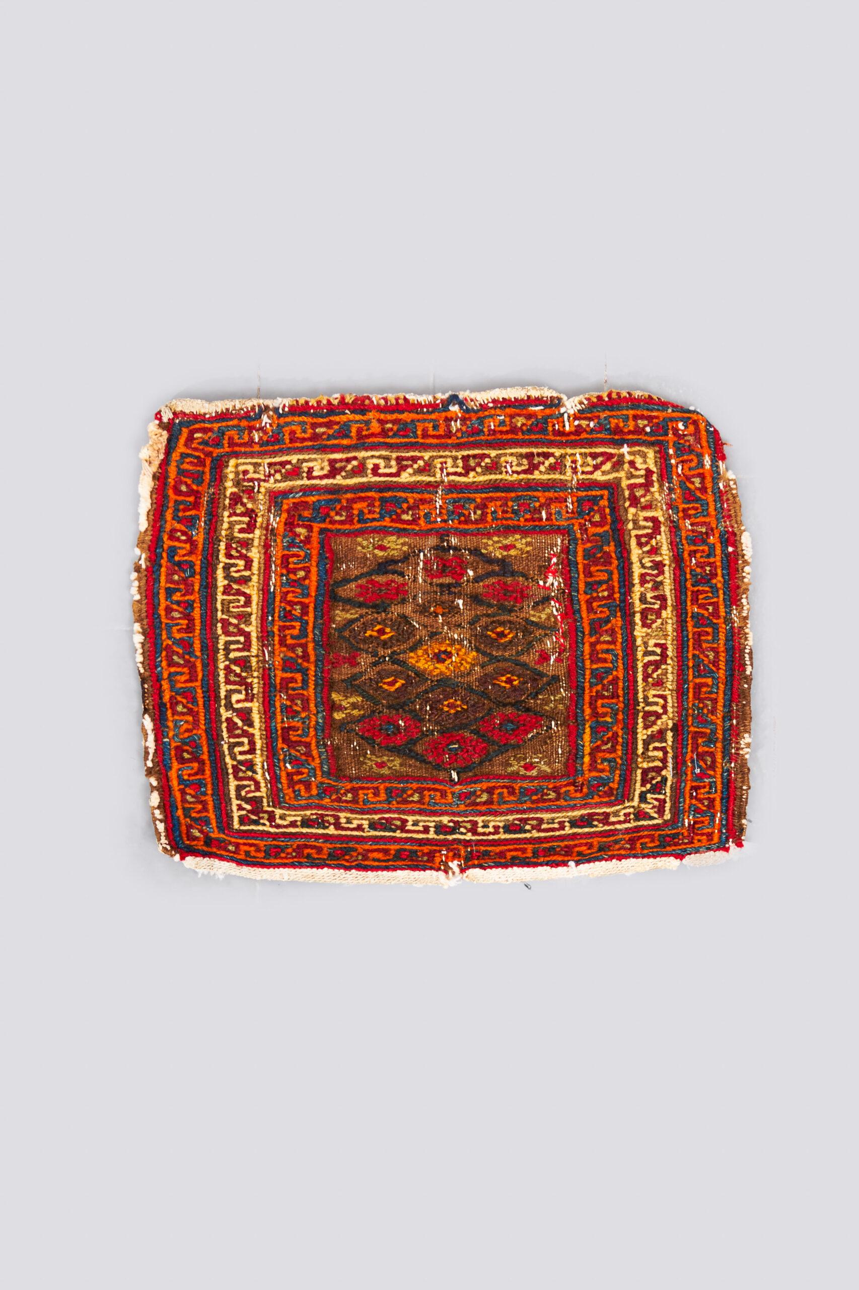 Vintage Afshar Decorative Soumak Piece