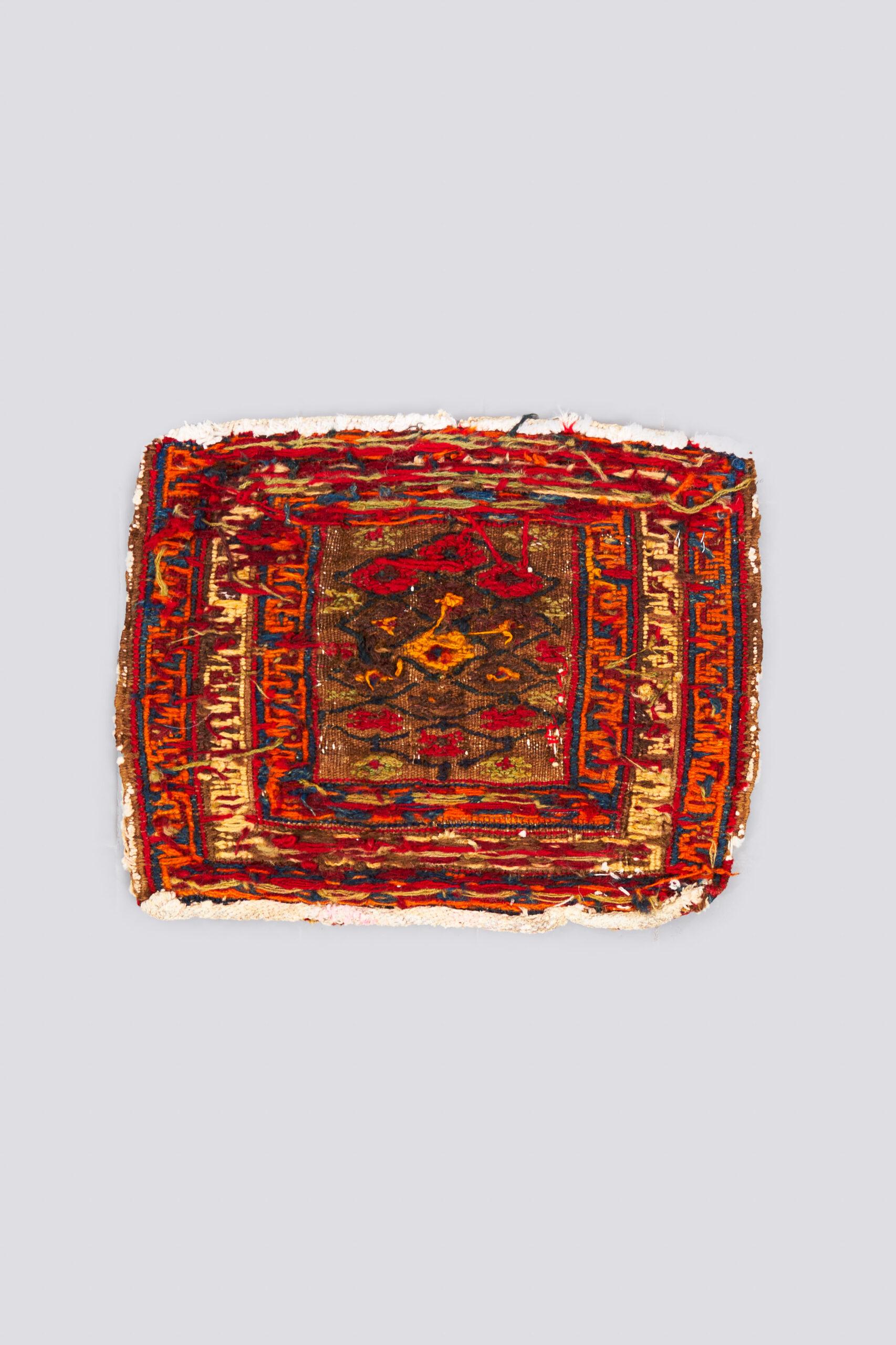 Vintage Afshar Decorative Persian Soumak Rug Piece