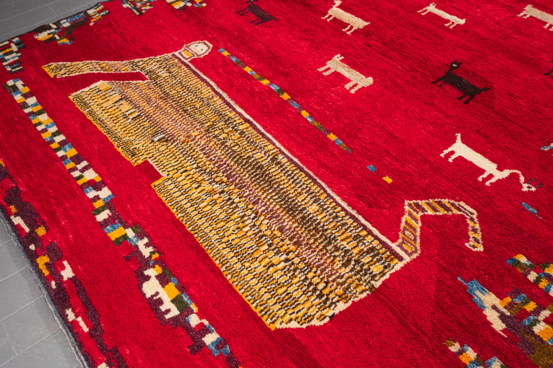 New Weave Fine Qashqai Cheetah Persian Gabbeh Rug