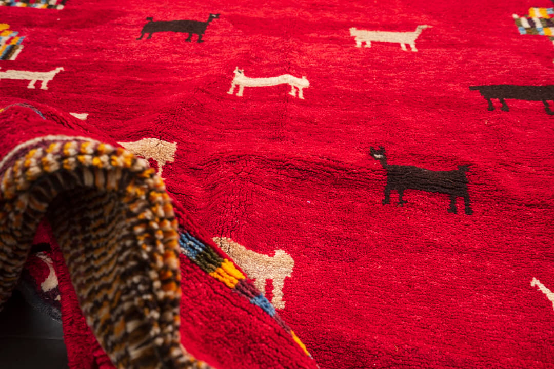New Weave Fine Qashqai Cheetah Persian Gabbeh Rug