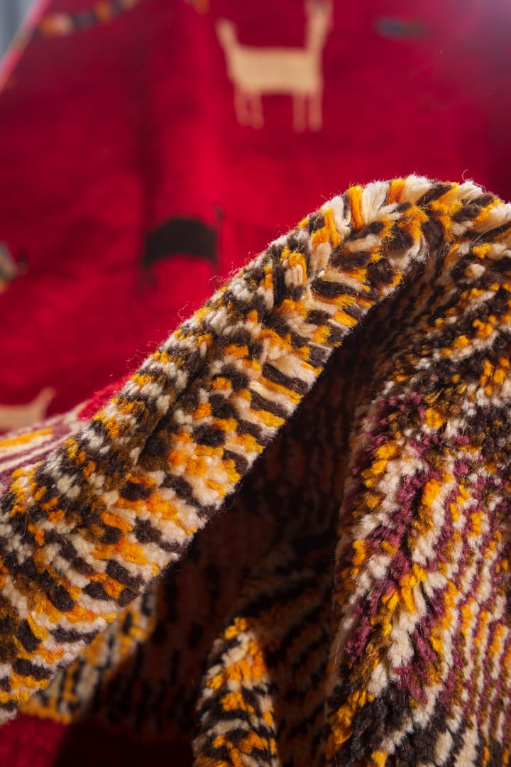 New Weave Fine Qashqai Cheetah Persian Gabbeh Rug