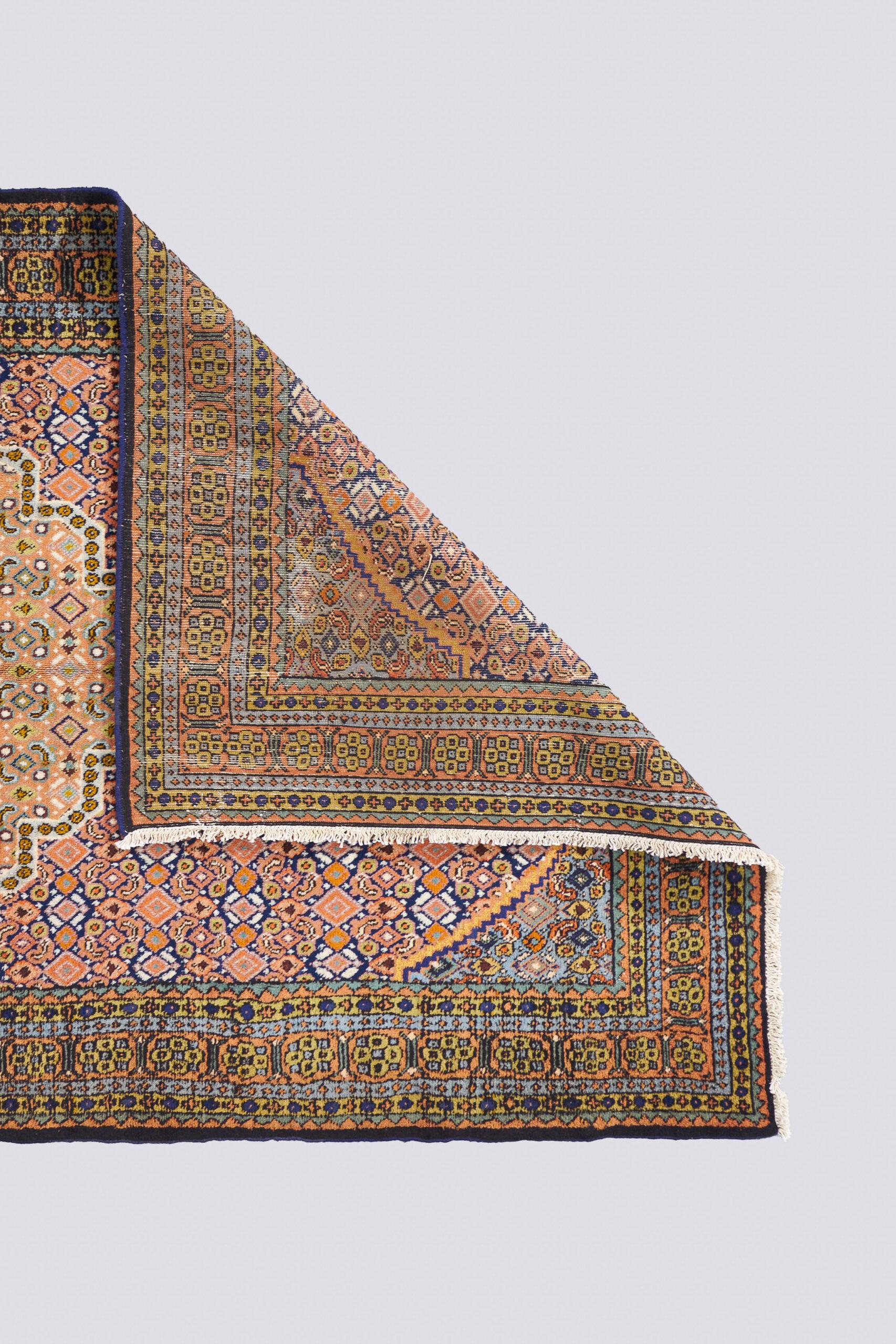 Vintage Bijar Maahi Persian Rug