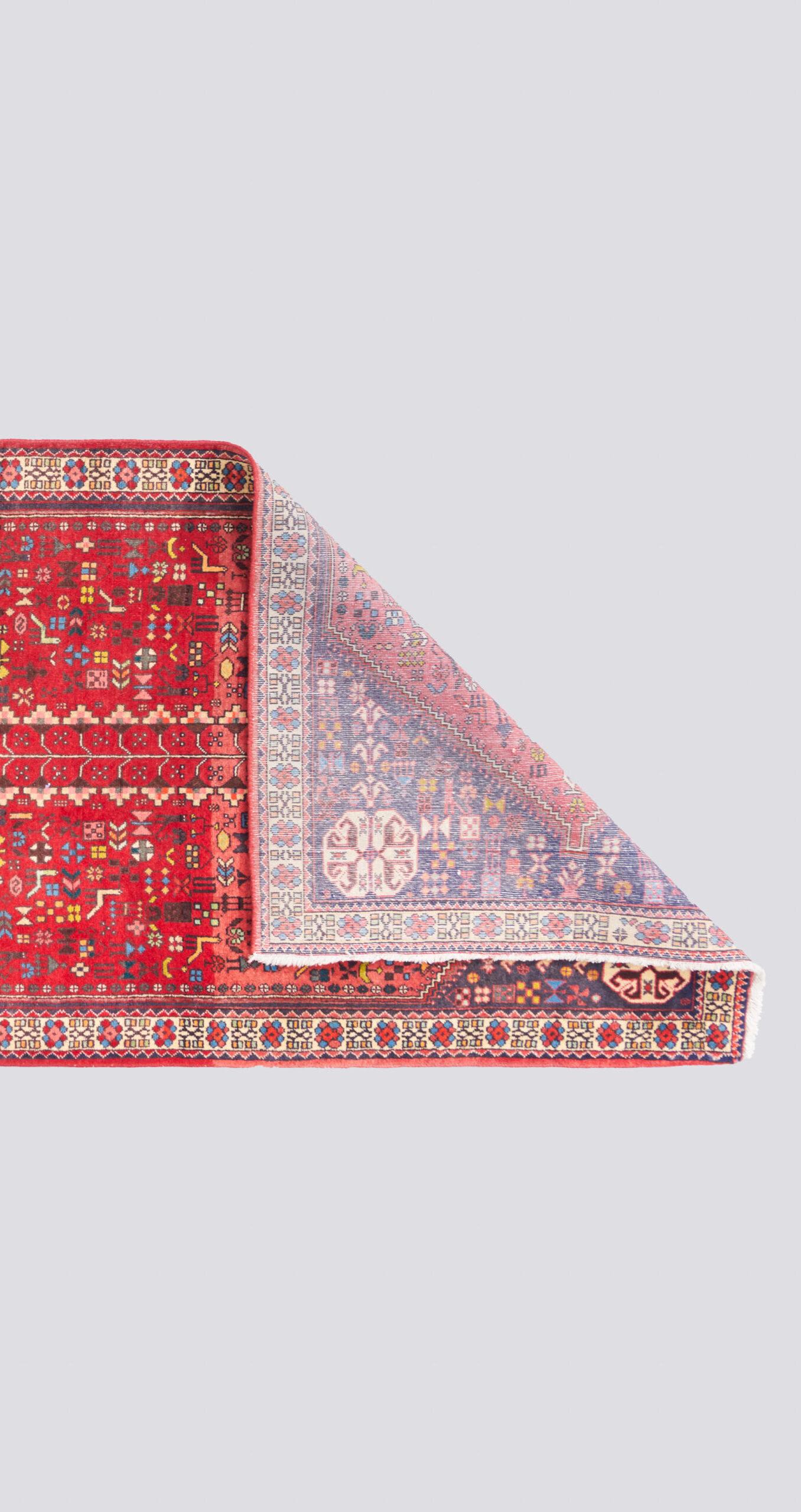 Vintage Abade Catlovers Persian Runner Rug