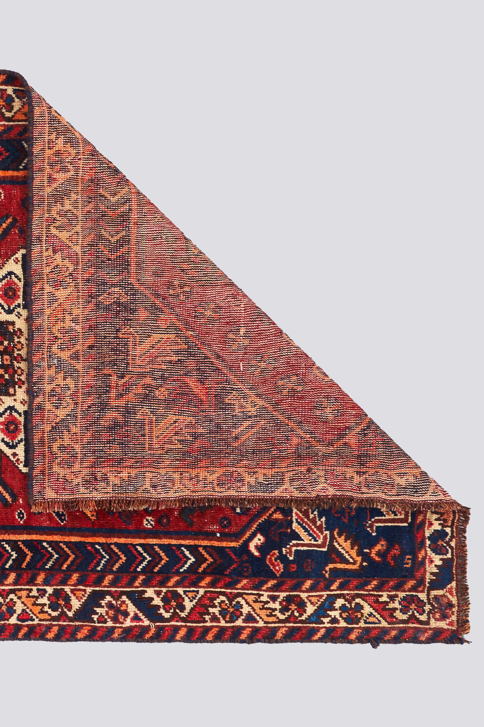 Vintage Afshar Bird's Persian Rug